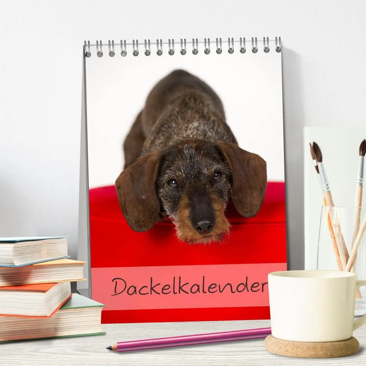 Bild: 9783594151327 | Dackel (Tischkalender 2027 DIN A5 hoch), CALVENDO Monatskalender