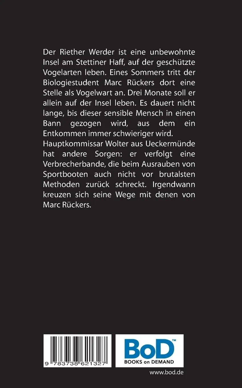 Rückseite: 9783738621327 | Vogelinsel | Kriminalroman | Lupus Egarezzo | Taschenbuch | 248 S.