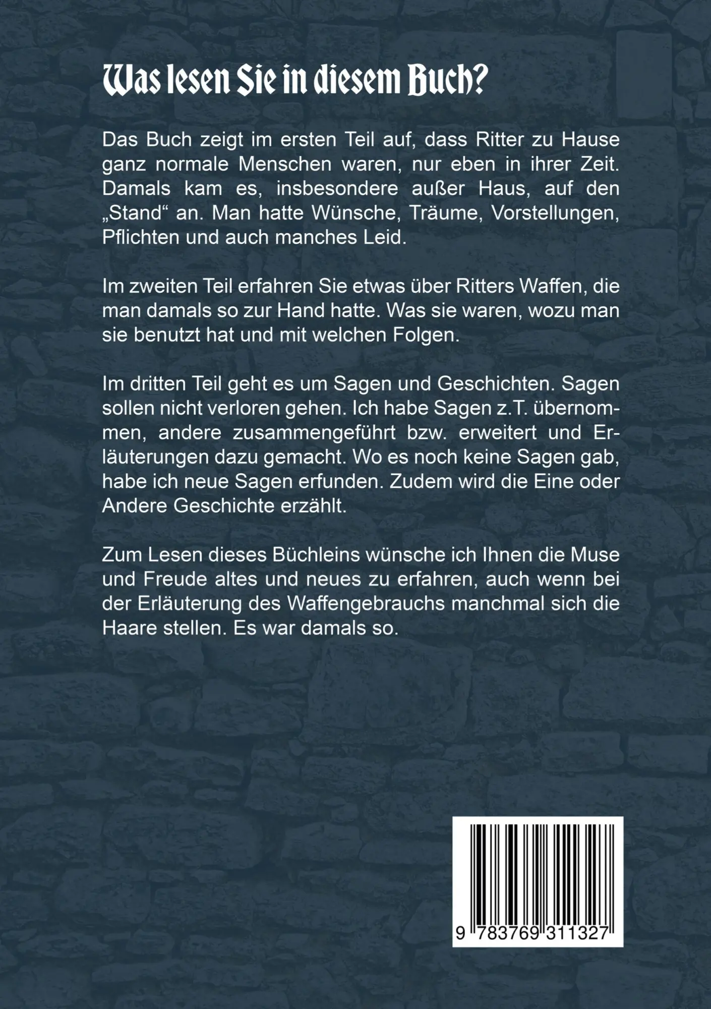 Rückseite: 9783769311327 | Von Rittern, ihren Waffen, Sagen und Geschichten | Mayer-Karstadt