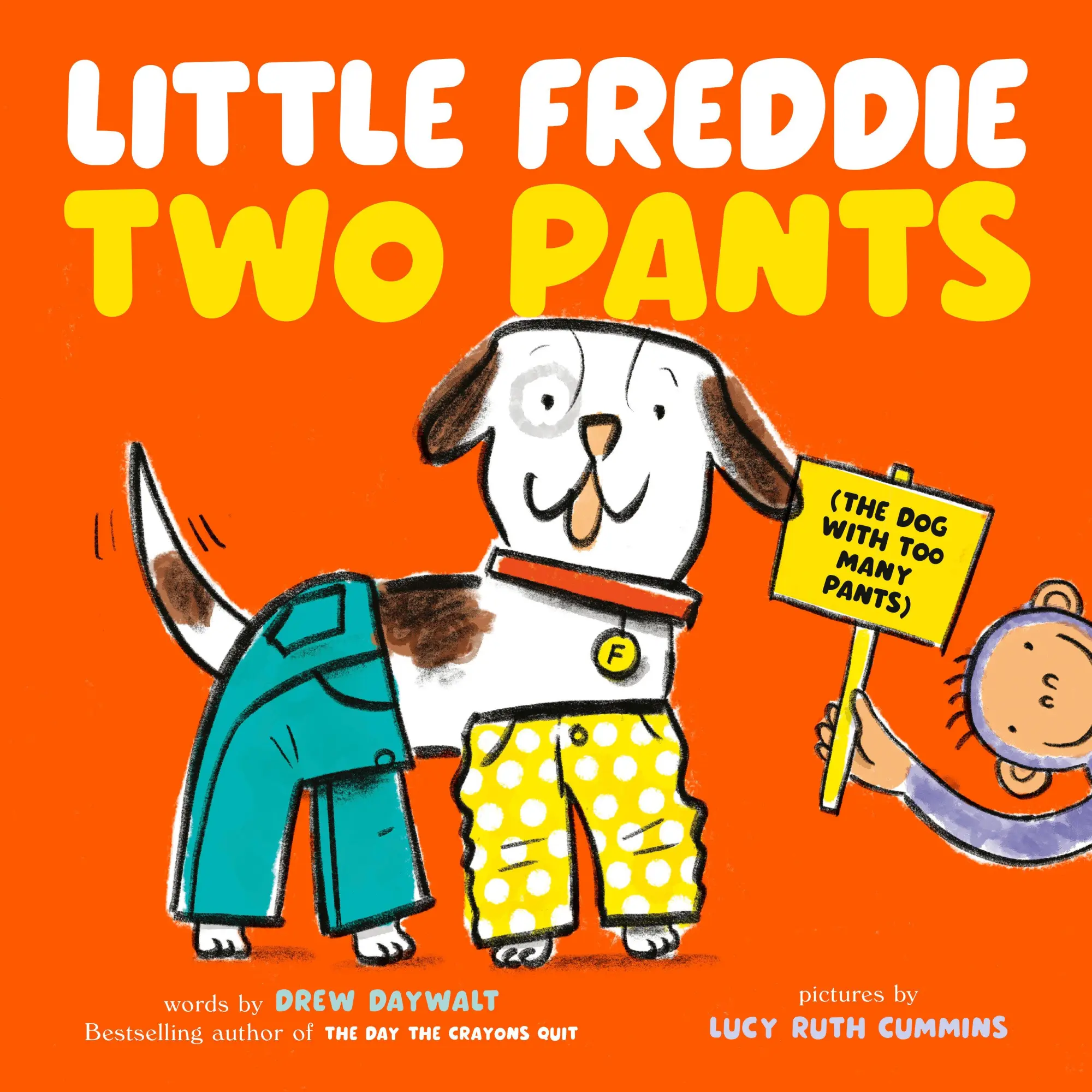Cover: 9780593691427 | Little Freddie Two Pants | (The Dog with Too Many Pants) | Daywalt