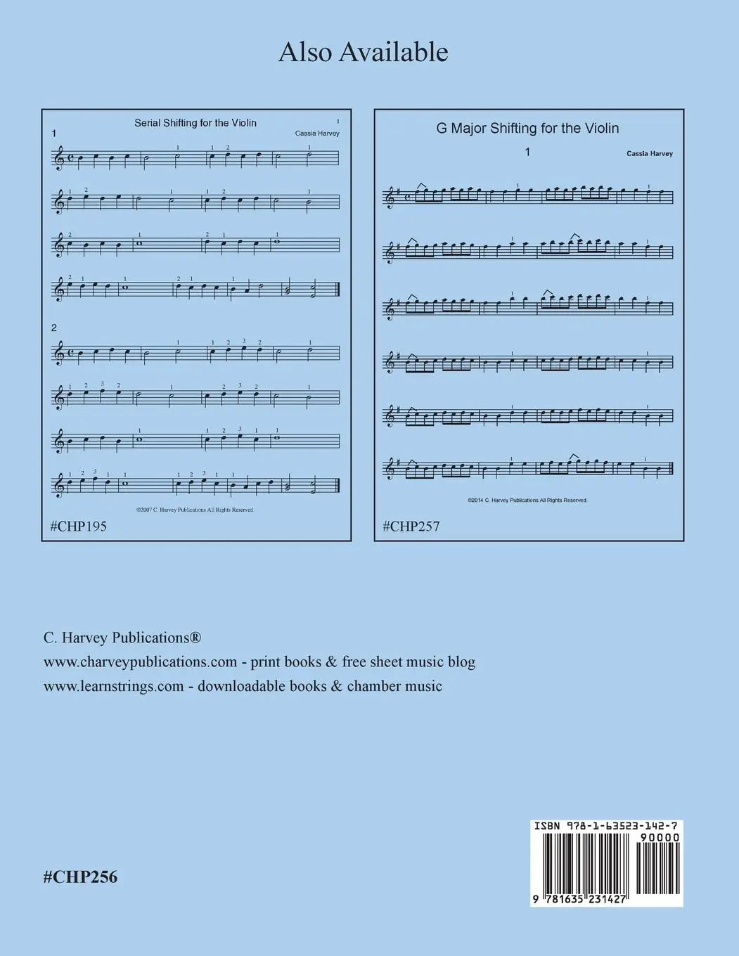 Rückseite: 9781635231427 | Shifting in Keys for Violin, Book One | Cassia Harvey | Taschenbuch
