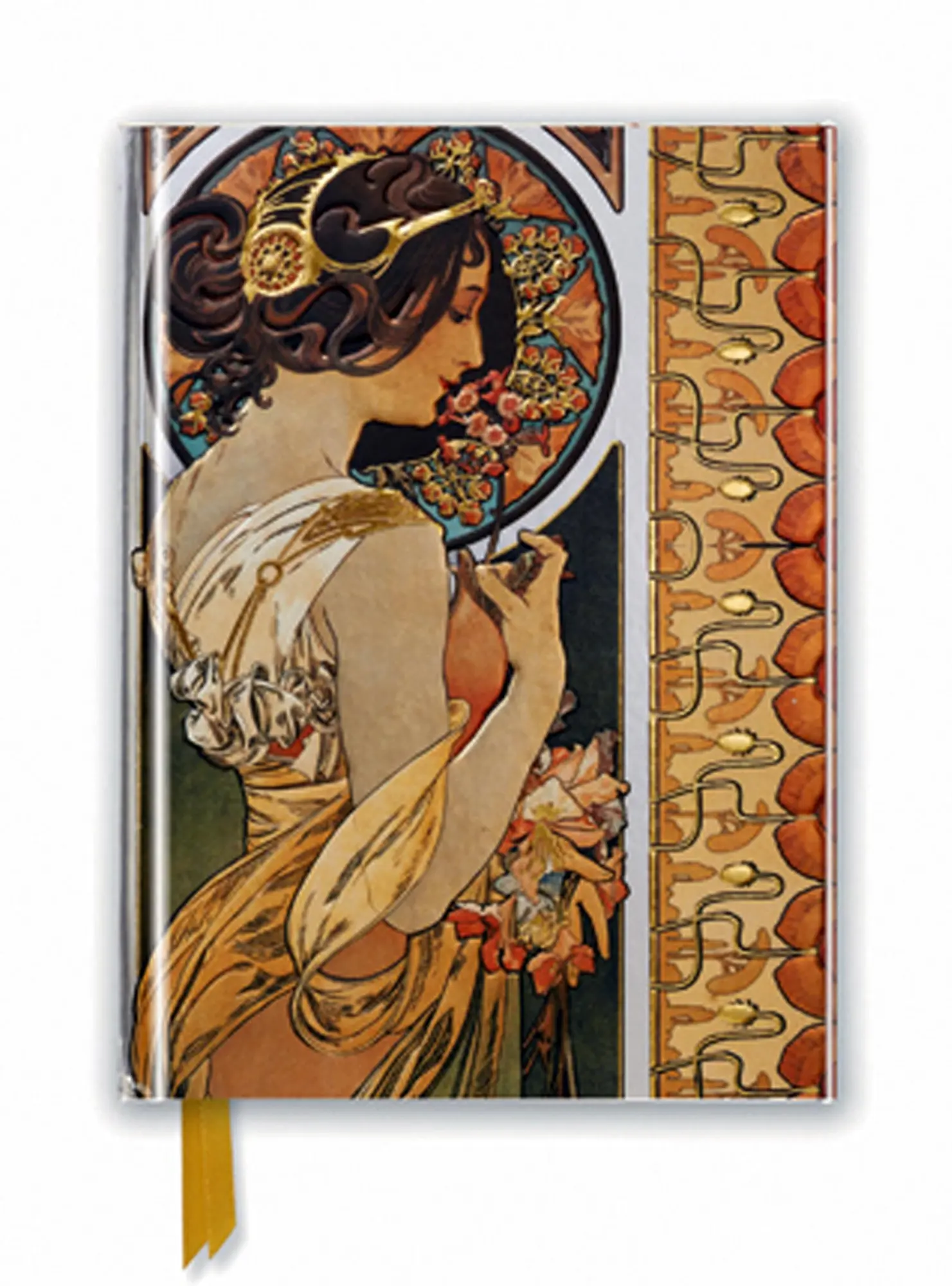 Cover: 9781786641427 | Mucha: Cowslip (Foiled Pocket Journal) | Flame Tree Publishing | Buch