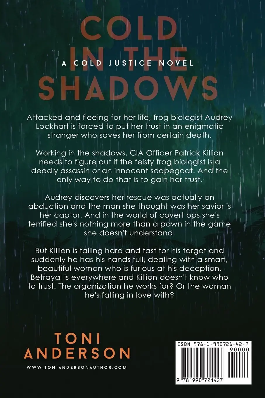 Rückseite: 9781990721427 | Cold In The Shadows | Large Print | Toni Anderson | Taschenbuch | 2023