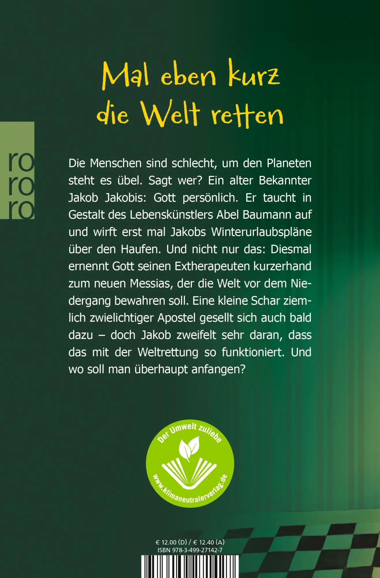 Rückseite: 9783499271427 | Und Gott sprach: Du musst mir helfen! | Hans Rath | Taschenbuch | 2016