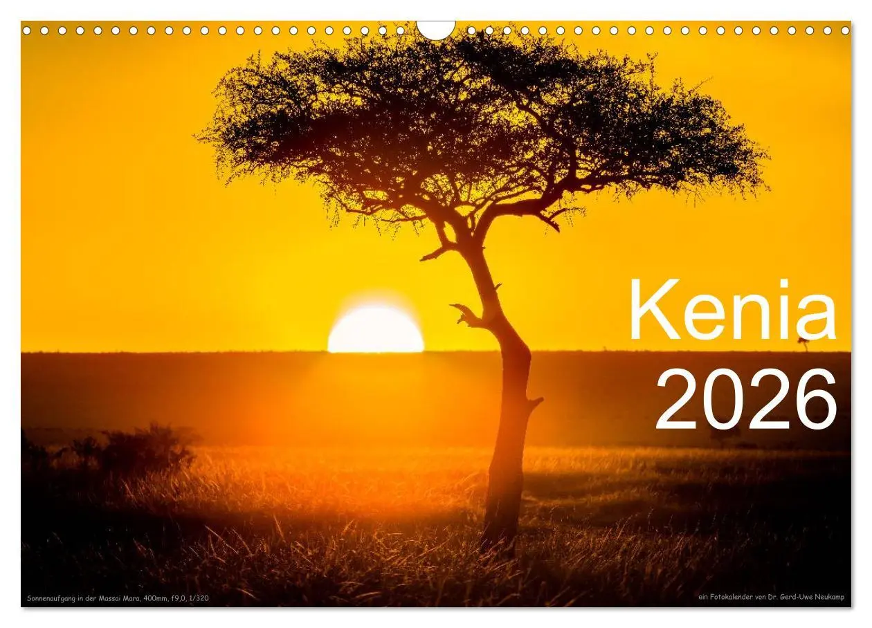 Cover: 9783516161427 | Kenia 2026 (Wandkalender 2026 DIN A3 quer), CALVENDO Monatskalender