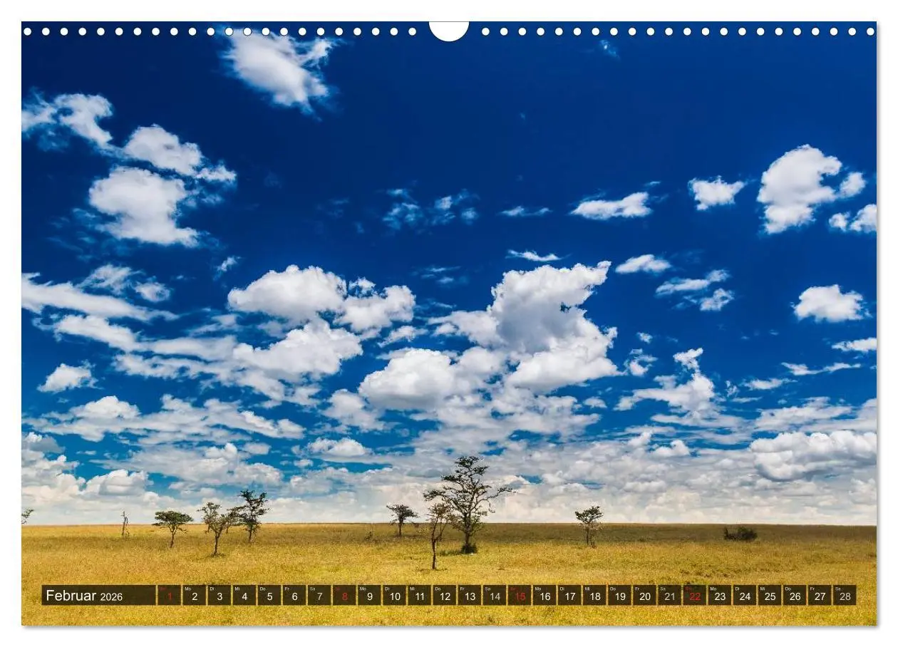 Bild: 9783516161427 | Kenia 2026 (Wandkalender 2026 DIN A3 quer), CALVENDO Monatskalender