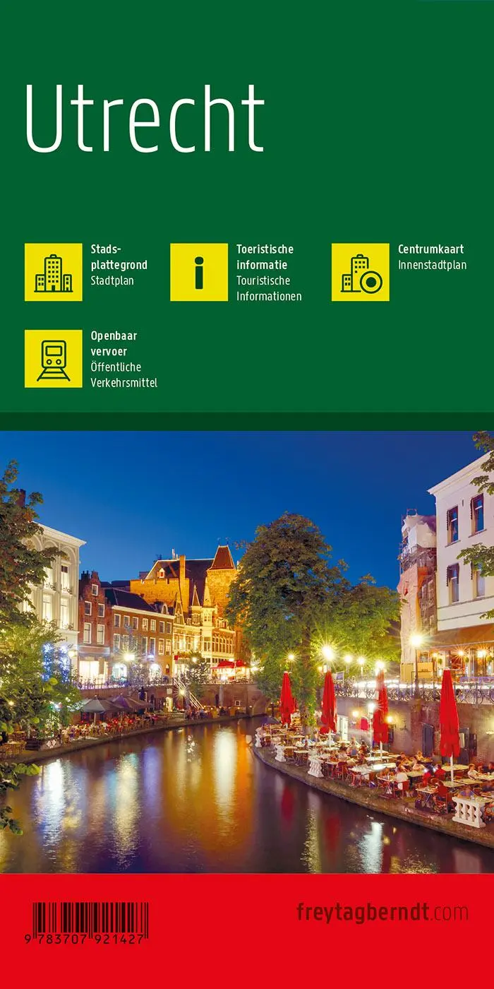 Rückseite: 9783707921427 | Utrecht, Stadtplan 1:20.000, freytag &amp; berndt | (Land-)Karte | Deutsch