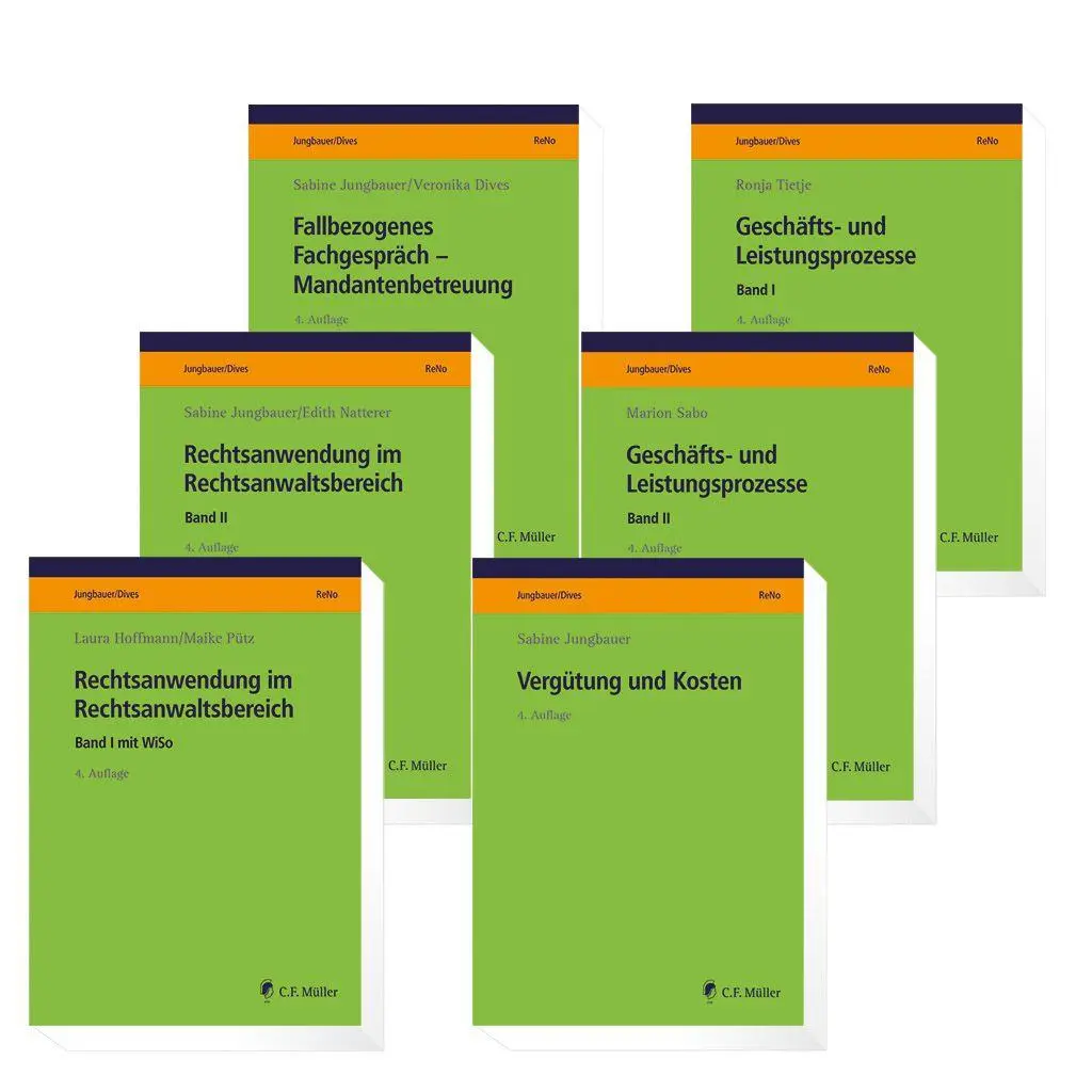 Cover: 9783811491427 | ReNo Prüfungsvorbereitung | 6 Bände, Ausgabe 2025 | Jungbauer (u. a.)