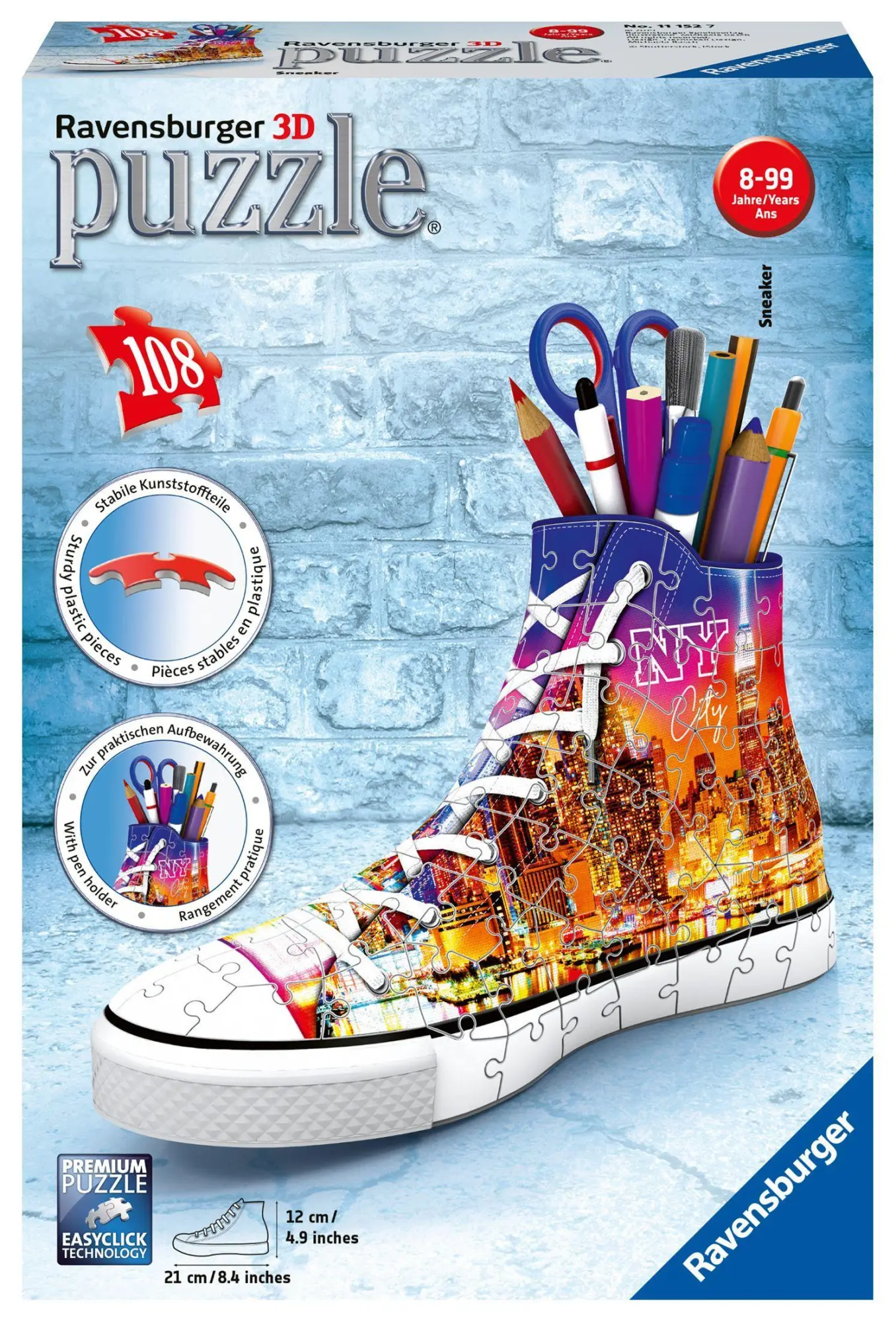 Cover: 4005556111527 | 3D Puzzle Sneaker Skyline | Puzzle | Deutsch | 2019