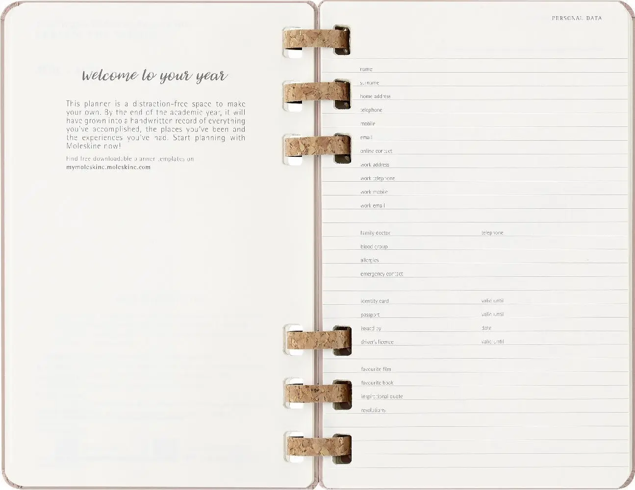 Bild: 8056999271527 | Moleskine 12 Monate Planer mit Spiralbindung, L/A5 | Buch | 200 S.
