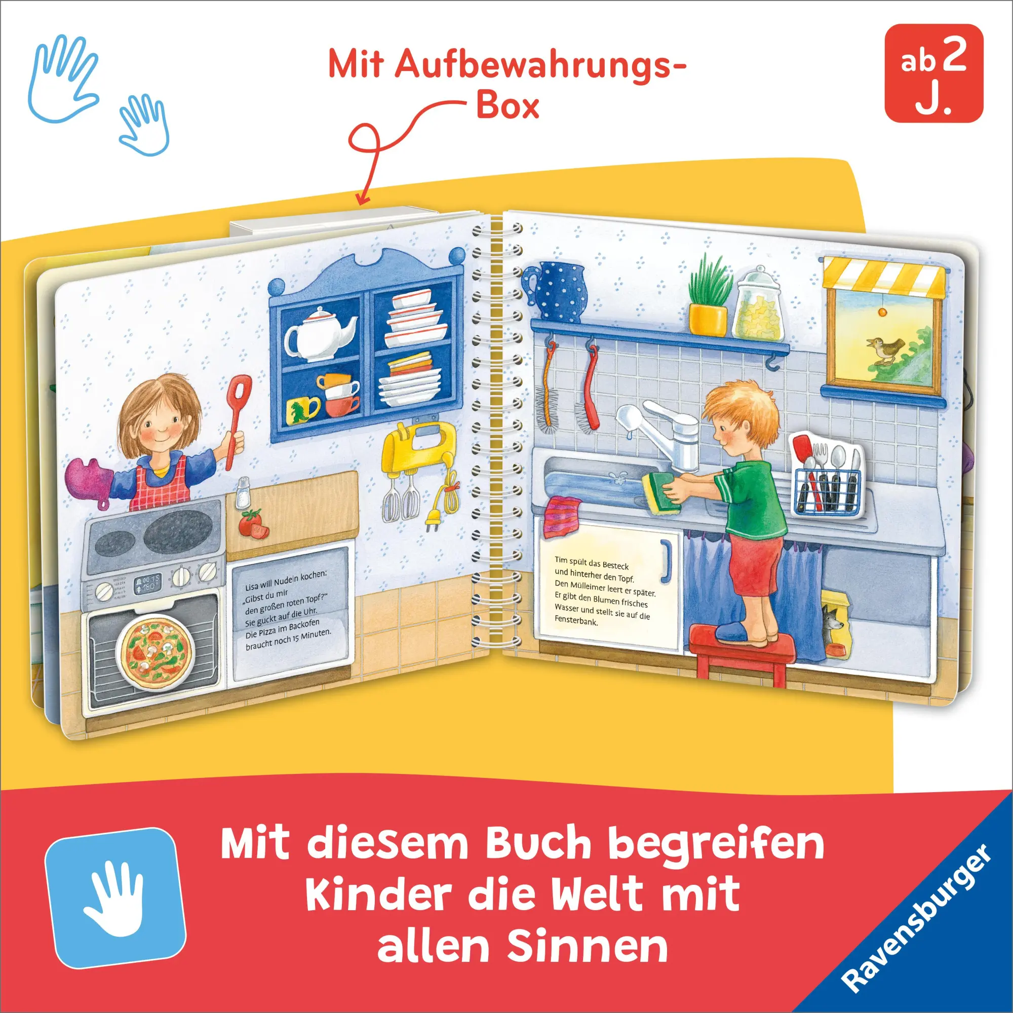 Bild: 9783473421527 | Mein großes Magnetbuch - Was gehört wohin? | Mit 22 Magneten | Buch