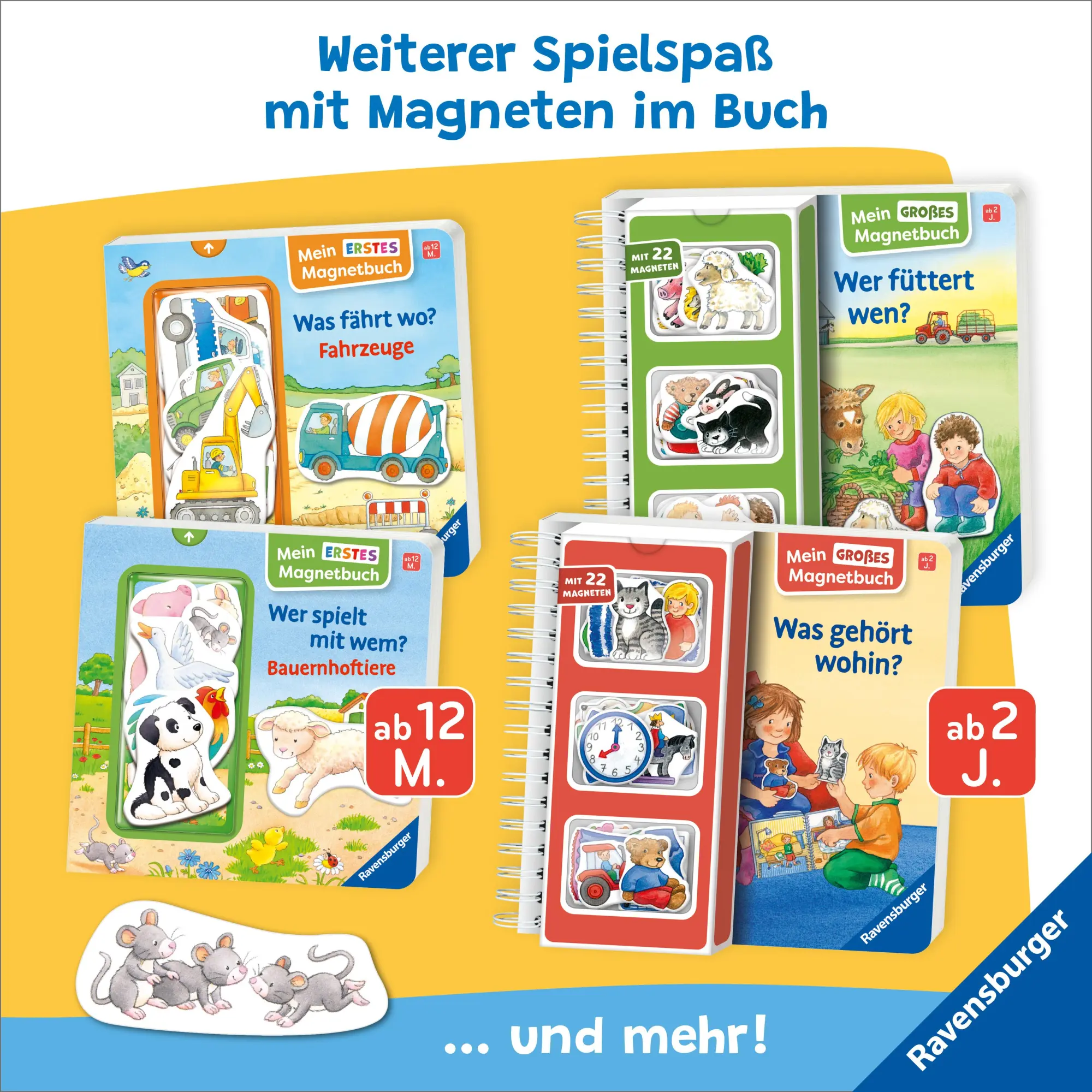 Bild: 9783473421527 | Mein großes Magnetbuch - Was gehört wohin? | Mit 22 Magneten | Buch
