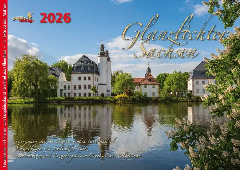 Cover: 9783957561527 | Glanzlichter Sachsen 2026 | Jörg Neubert | Kalender | Deutsch | 2026
