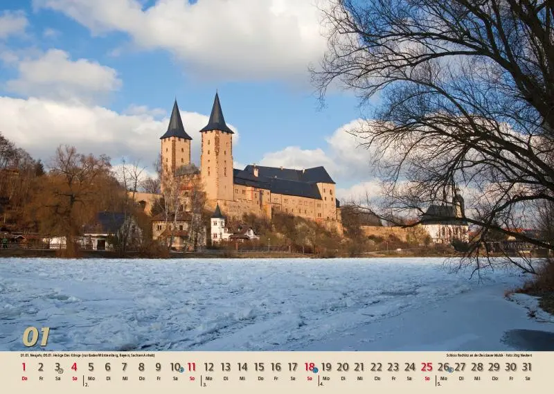 Bild: 9783957561527 | Glanzlichter Sachsen 2026 | Jörg Neubert | Kalender | Deutsch | 2026