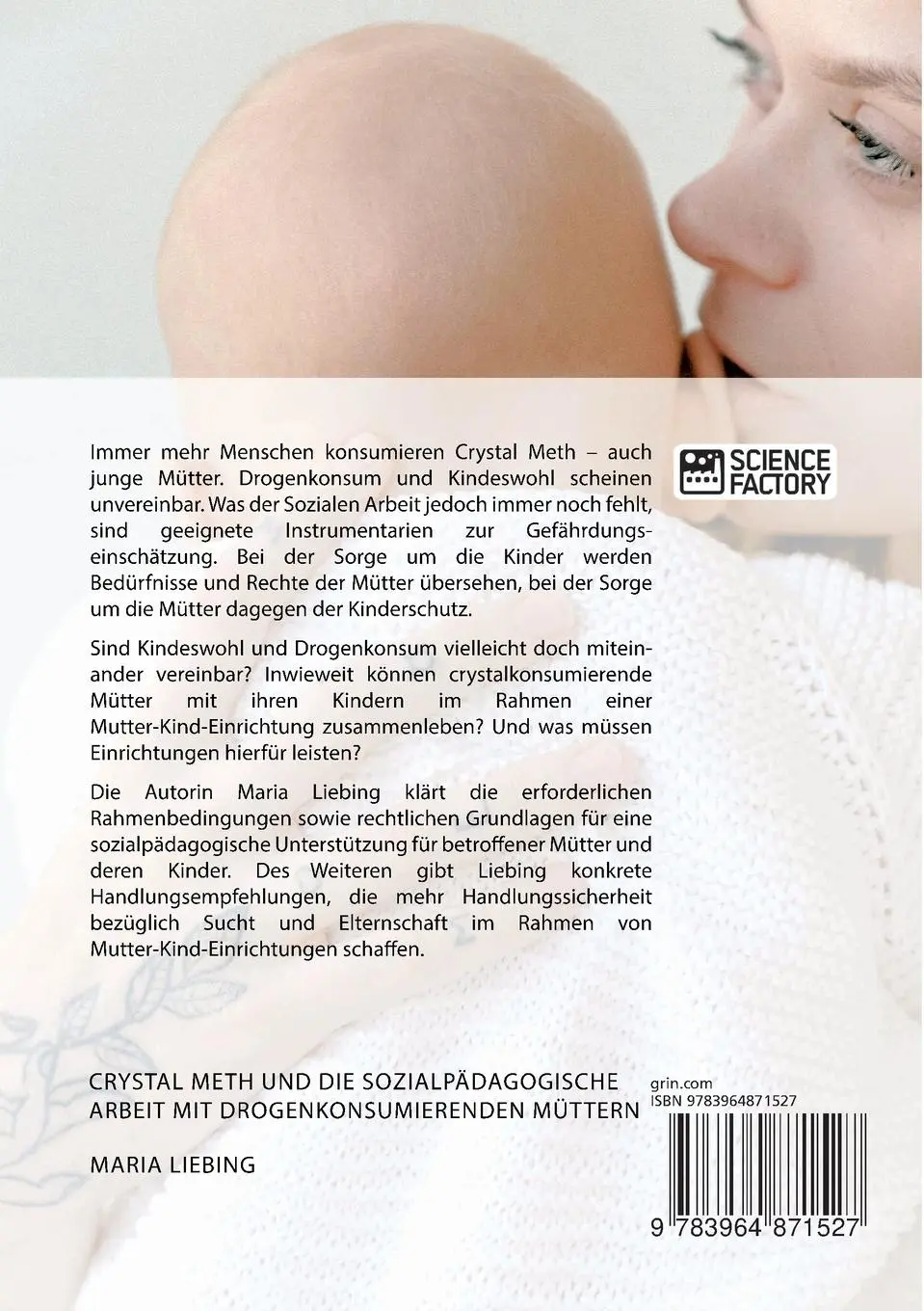 Rückseite: 9783964871527 | Crystal Meth und die sozialpädagogische Arbeit mit...