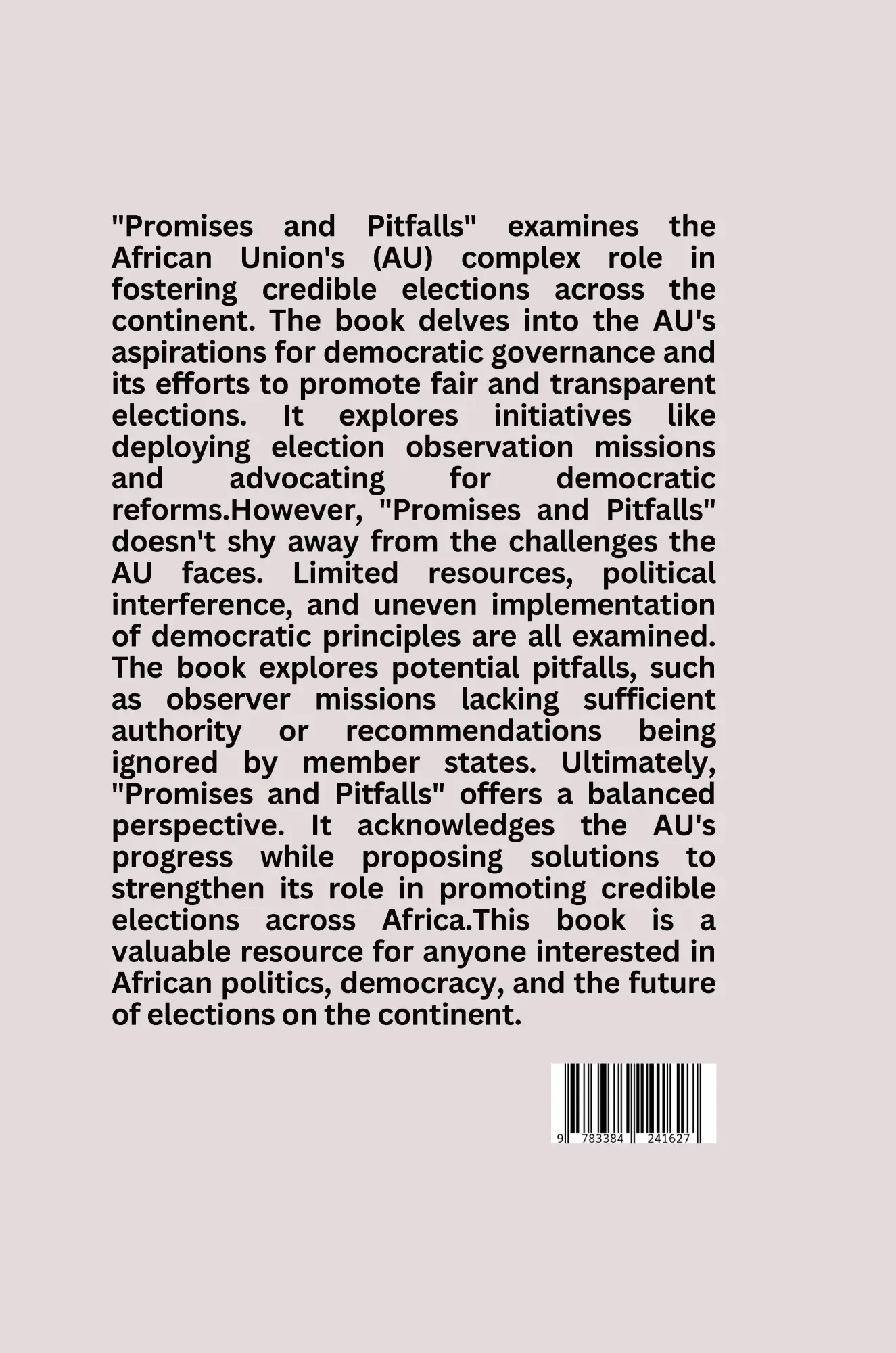 Rückseite: 9783384241627 | Promises and Pitfalls: The African Union's Role in Promoting...