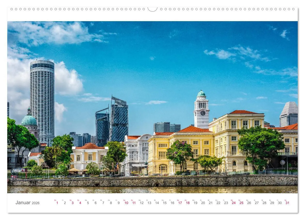 Bild: 9783457741627 | Singapur, Metropole in Asien (hochwertiger Premium Wandkalender...
