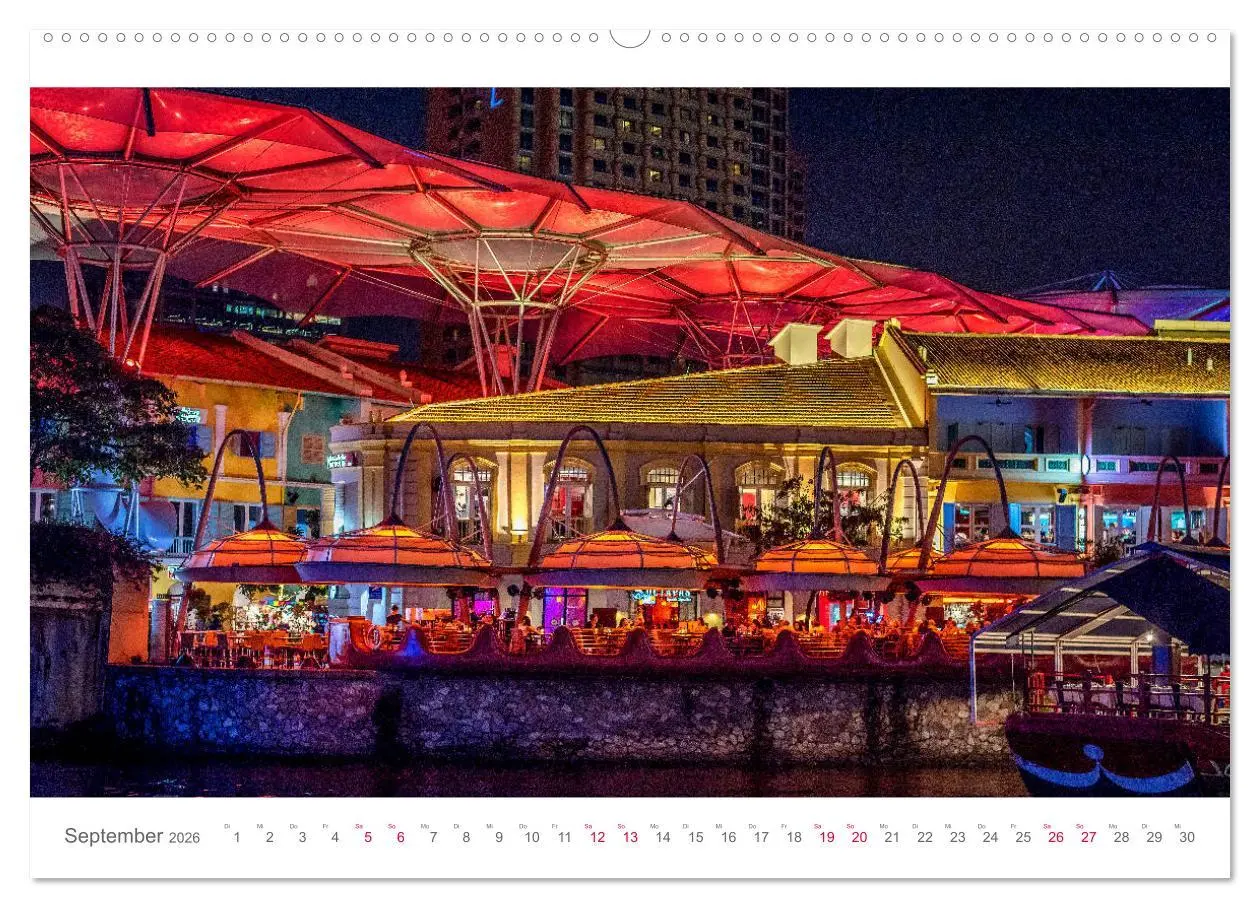 Bild: 9783457741627 | Singapur, Metropole in Asien (hochwertiger Premium Wandkalender...