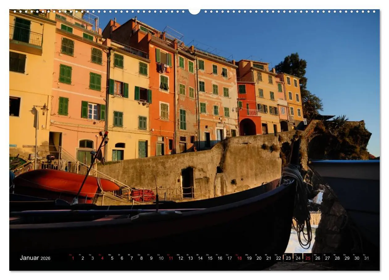 Bild: 9783516141627 | Cinque Terre (hochwertiger Premium Wandkalender 2026 DIN A2 quer),...