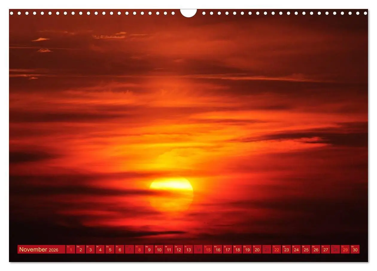 Bild: 9783516211627 | Die Sonne - 2026 (Wandkalender 2026 DIN A3 quer), CALVENDO...