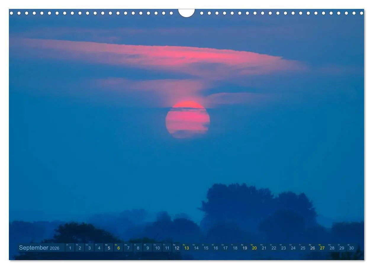 Bild: 9783516211627 | Die Sonne - 2026 (Wandkalender 2026 DIN A3 quer), CALVENDO...