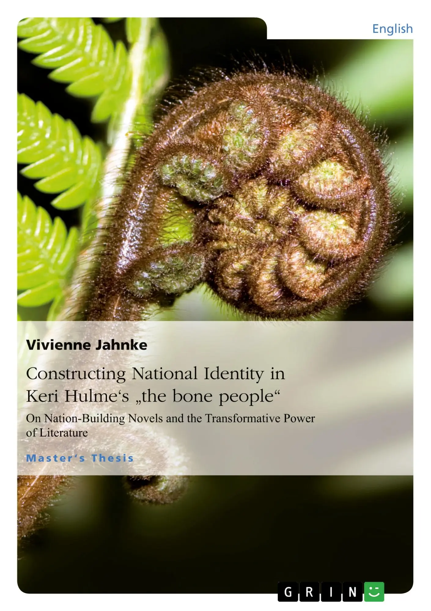 Cover: 9783668161627 | Constructing National Identity in Keri Hulme's "the bone people"