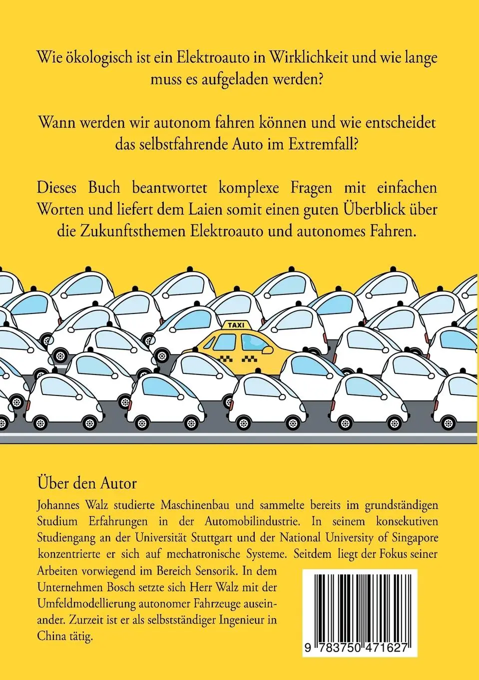 Rückseite: 9783750471627 | Elektrisch + Autonom: Verstehen ohne Diplom | Johannes Walz | Buch