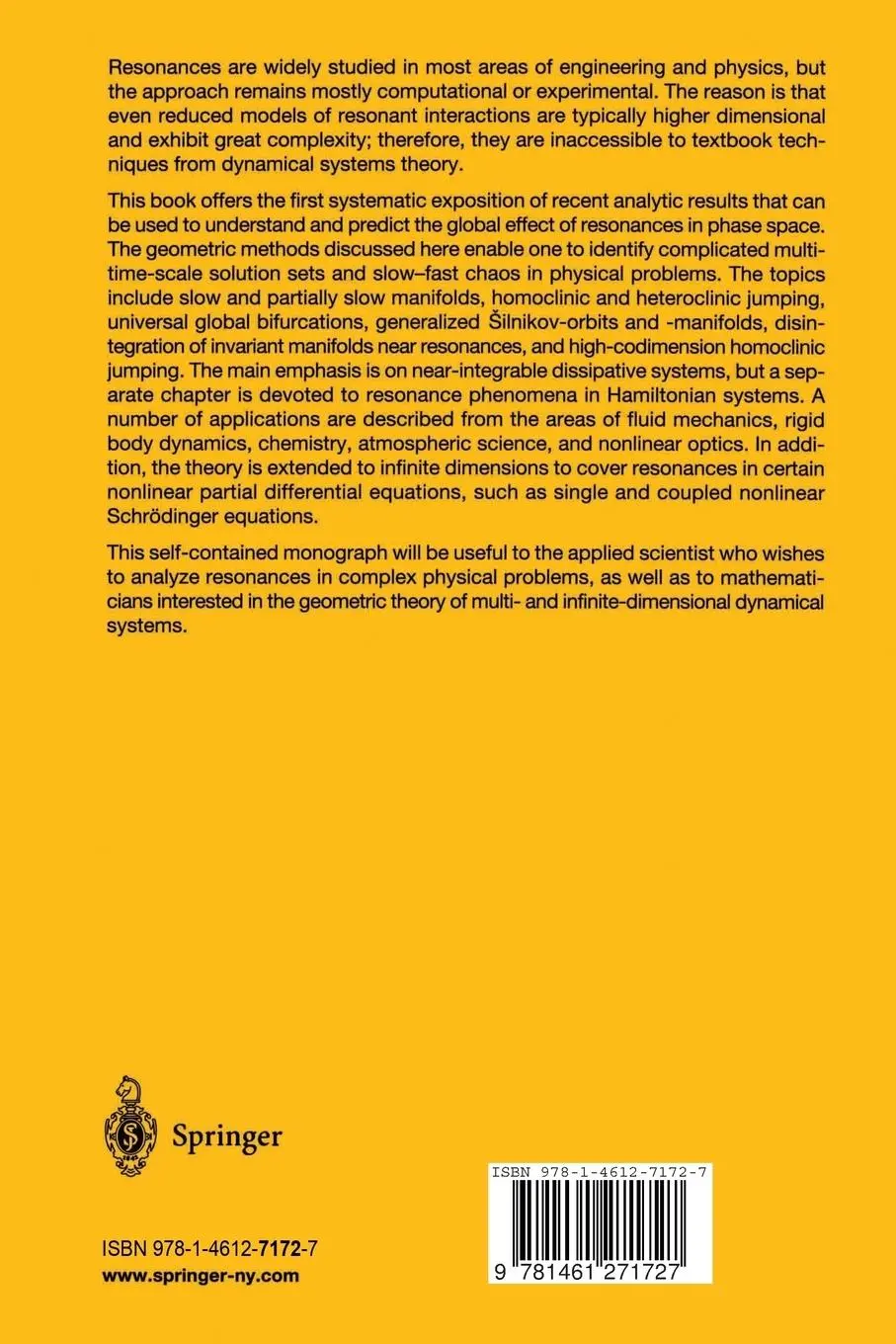 Rückseite: 9781461271727 | Chaos Near Resonance | G. Haller | Taschenbuch | xvi | Englisch | 2012
