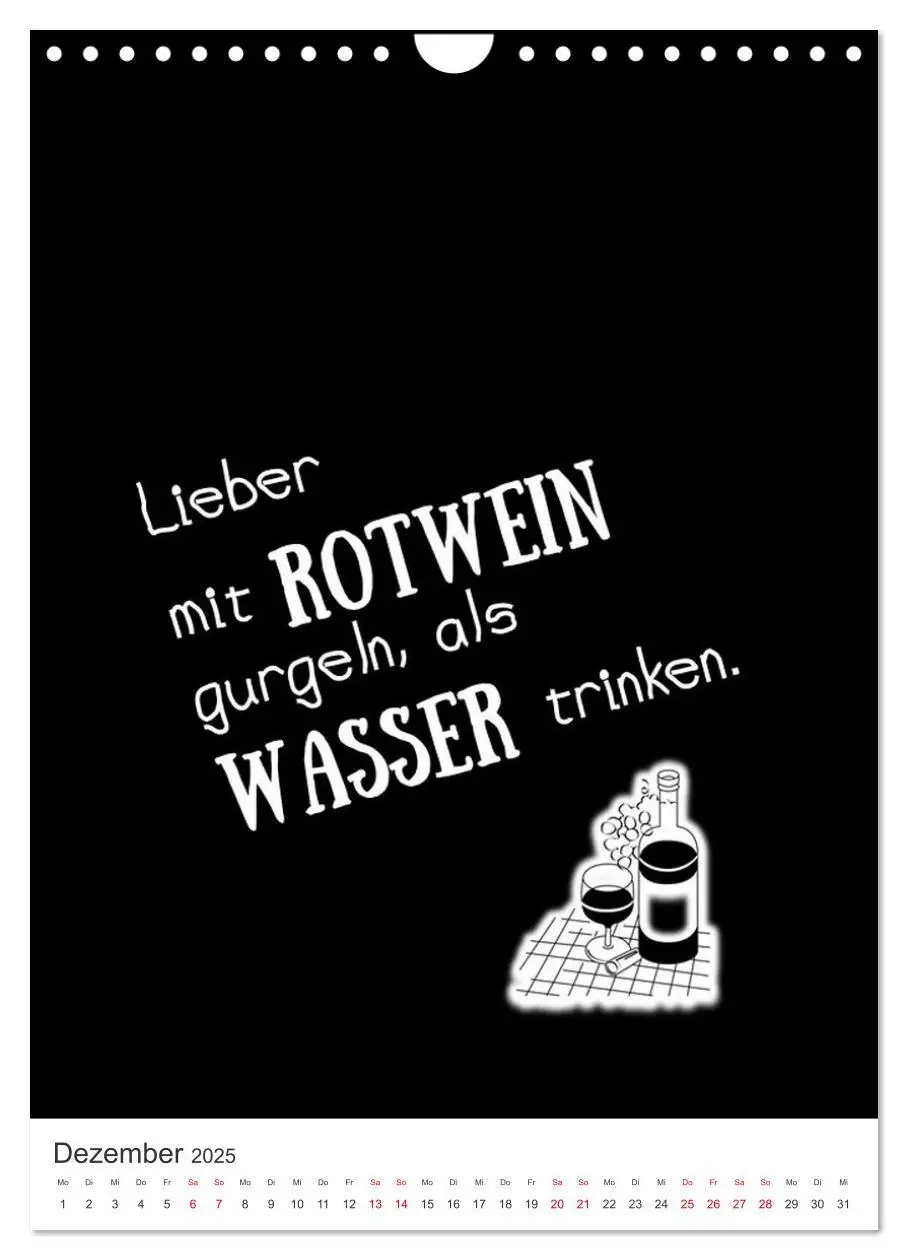Bild: 9783435881727 | SPRUCH-Beutel voller Sprüche rund ums TRINKEN (Wandkalender 2025...