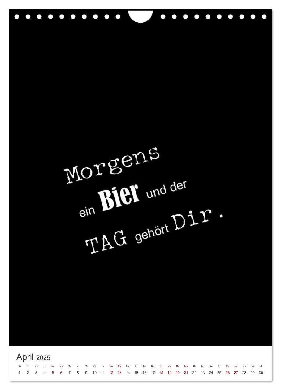 Bild: 9783435881727 | SPRUCH-Beutel voller Sprüche rund ums TRINKEN (Wandkalender 2025...