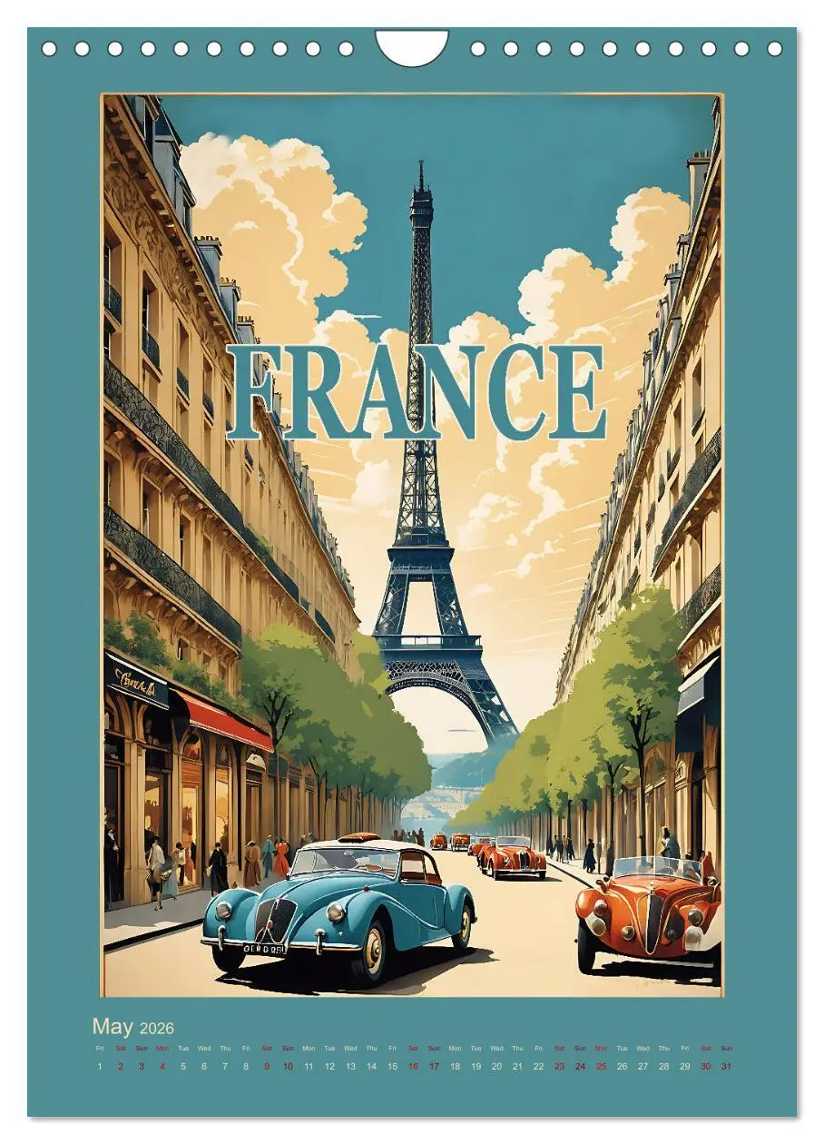 Bild: 9783457281727 | World Travel Posters - Nostalgic Trip Around the Globe (Wall...