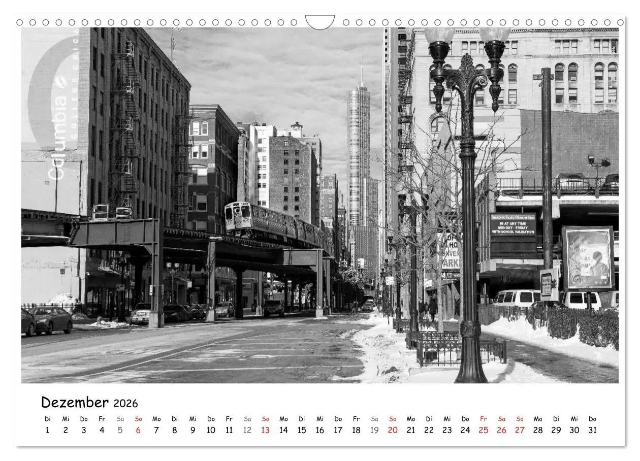 Bild: 9783516131727 | Chicago 2026 (Wandkalender 2026 DIN A3 quer), CALVENDO Monatskalender