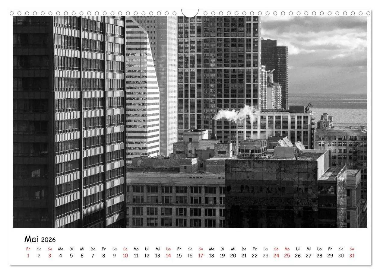 Bild: 9783516131727 | Chicago 2026 (Wandkalender 2026 DIN A3 quer), CALVENDO Monatskalender