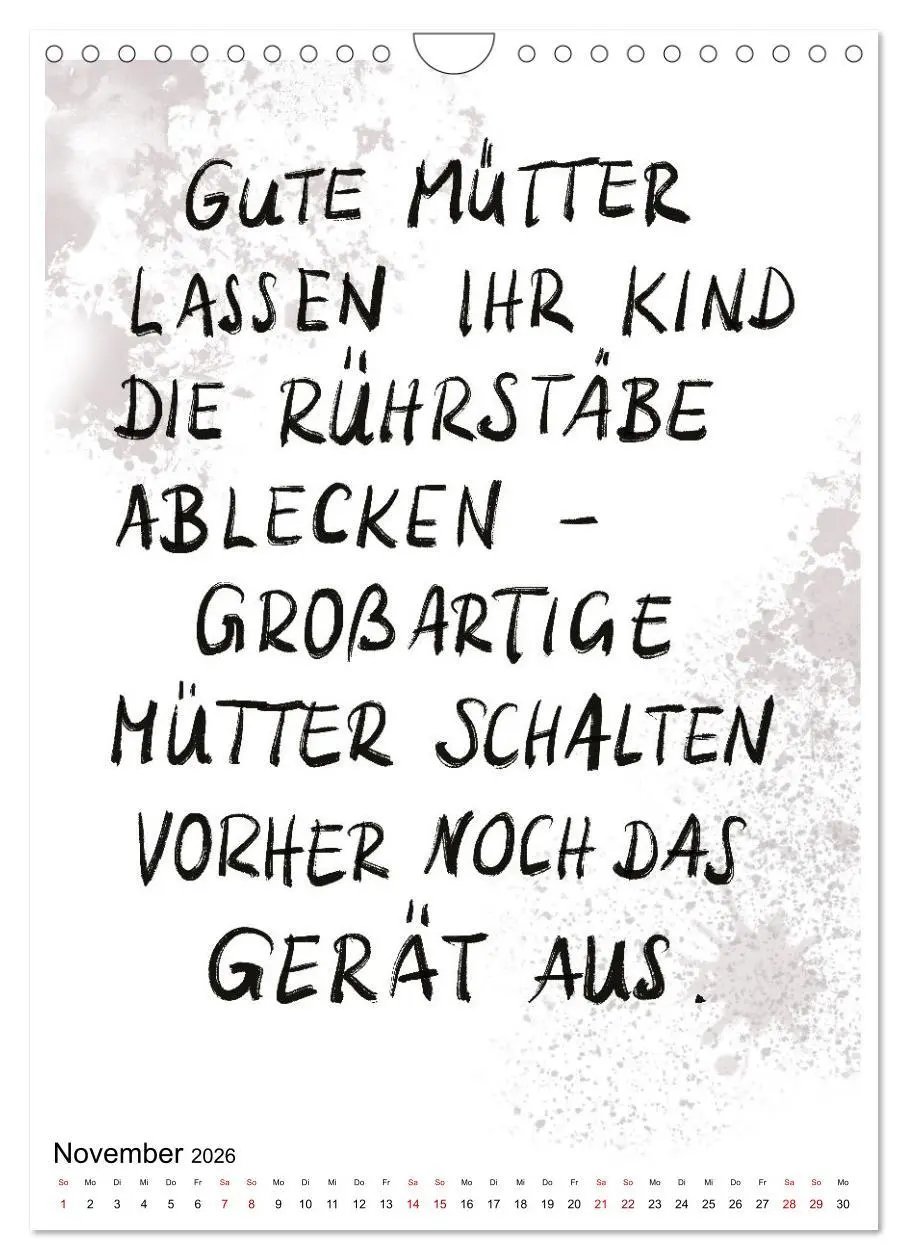 Bild: 9783516371727 | Angesagtes-Sprüche für alle Lebenslagen (Wandkalender 2026 DIN A4...