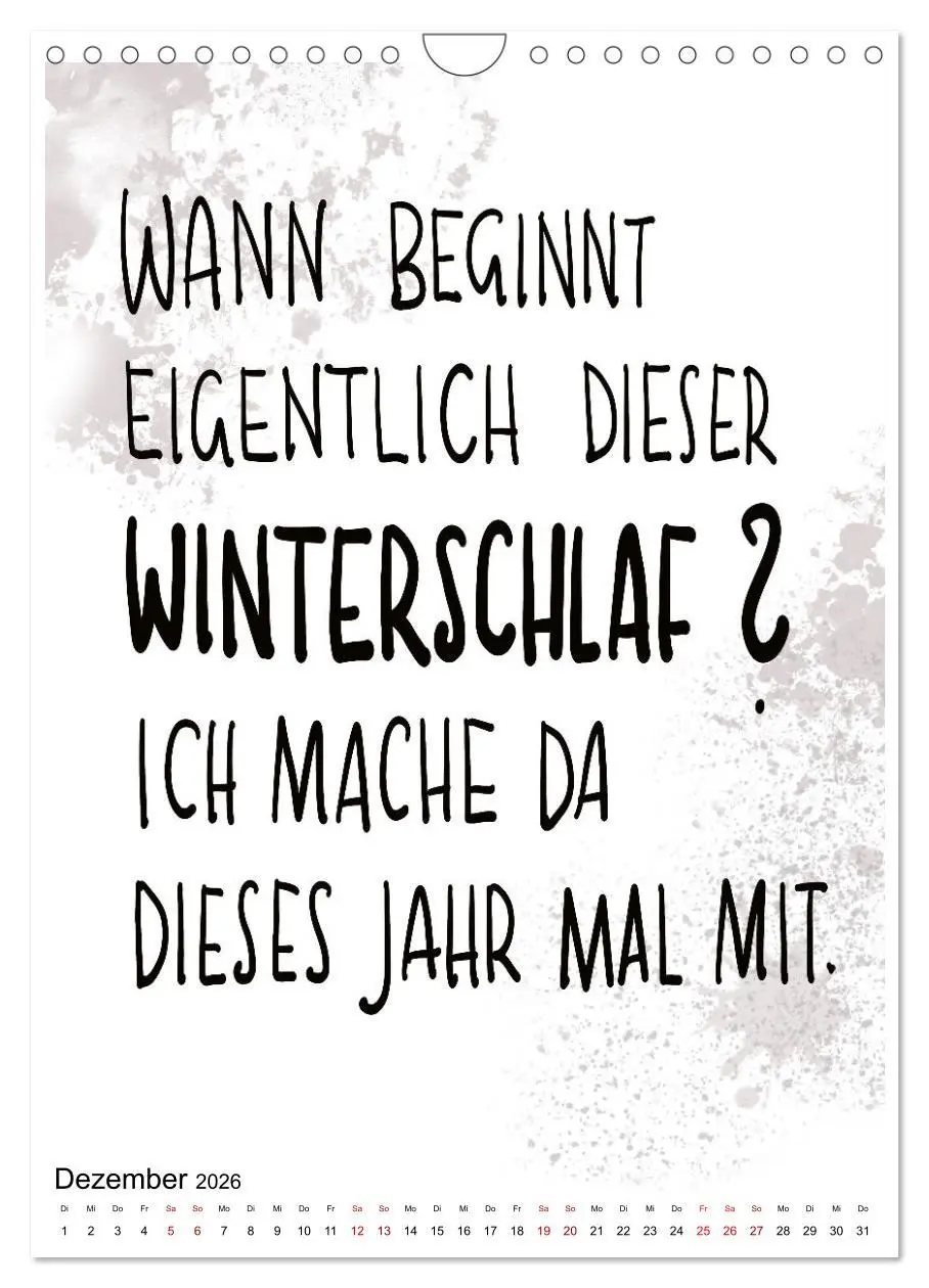 Bild: 9783516371727 | Angesagtes-Sprüche für alle Lebenslagen (Wandkalender 2026 DIN A4...