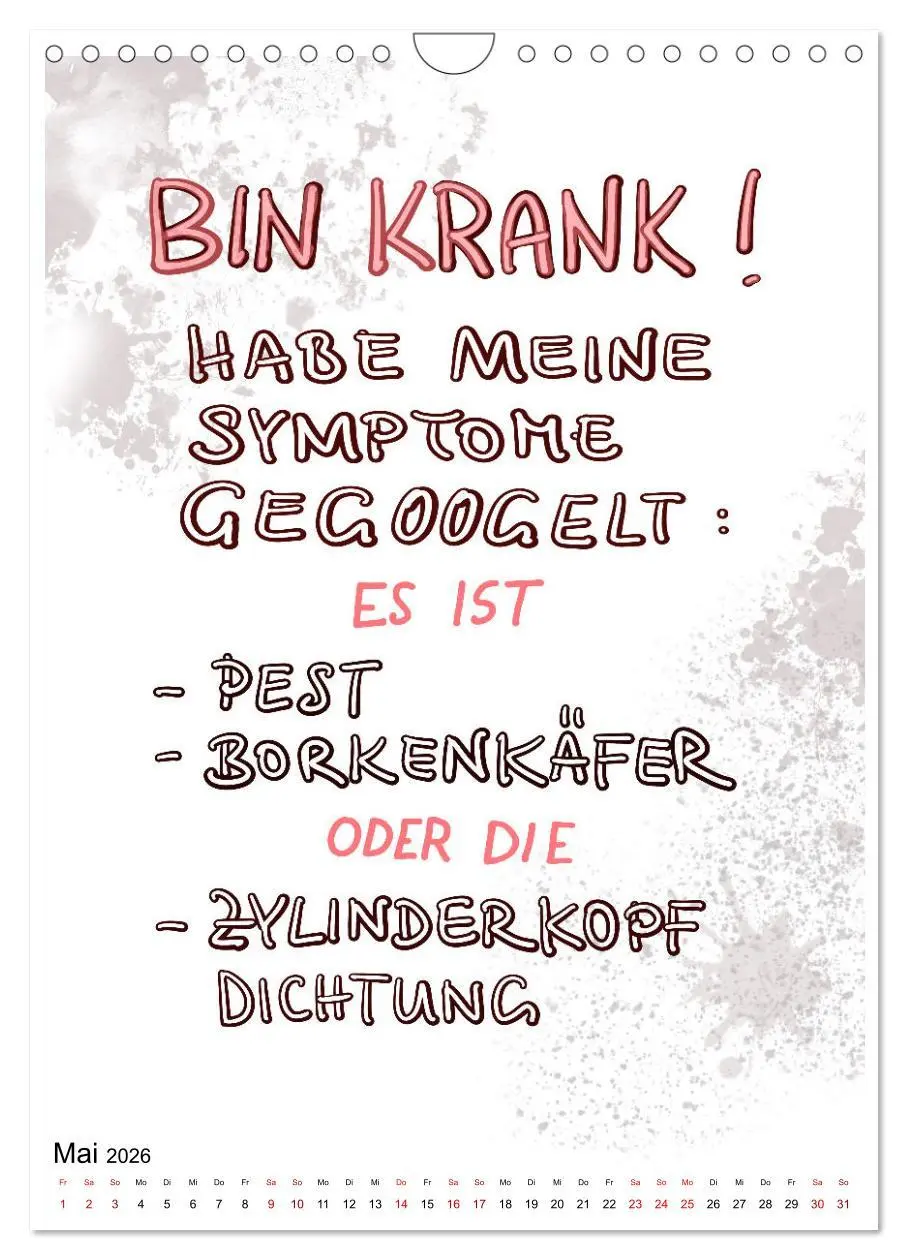 Bild: 9783516371727 | Angesagtes-Sprüche für alle Lebenslagen (Wandkalender 2026 DIN A4...