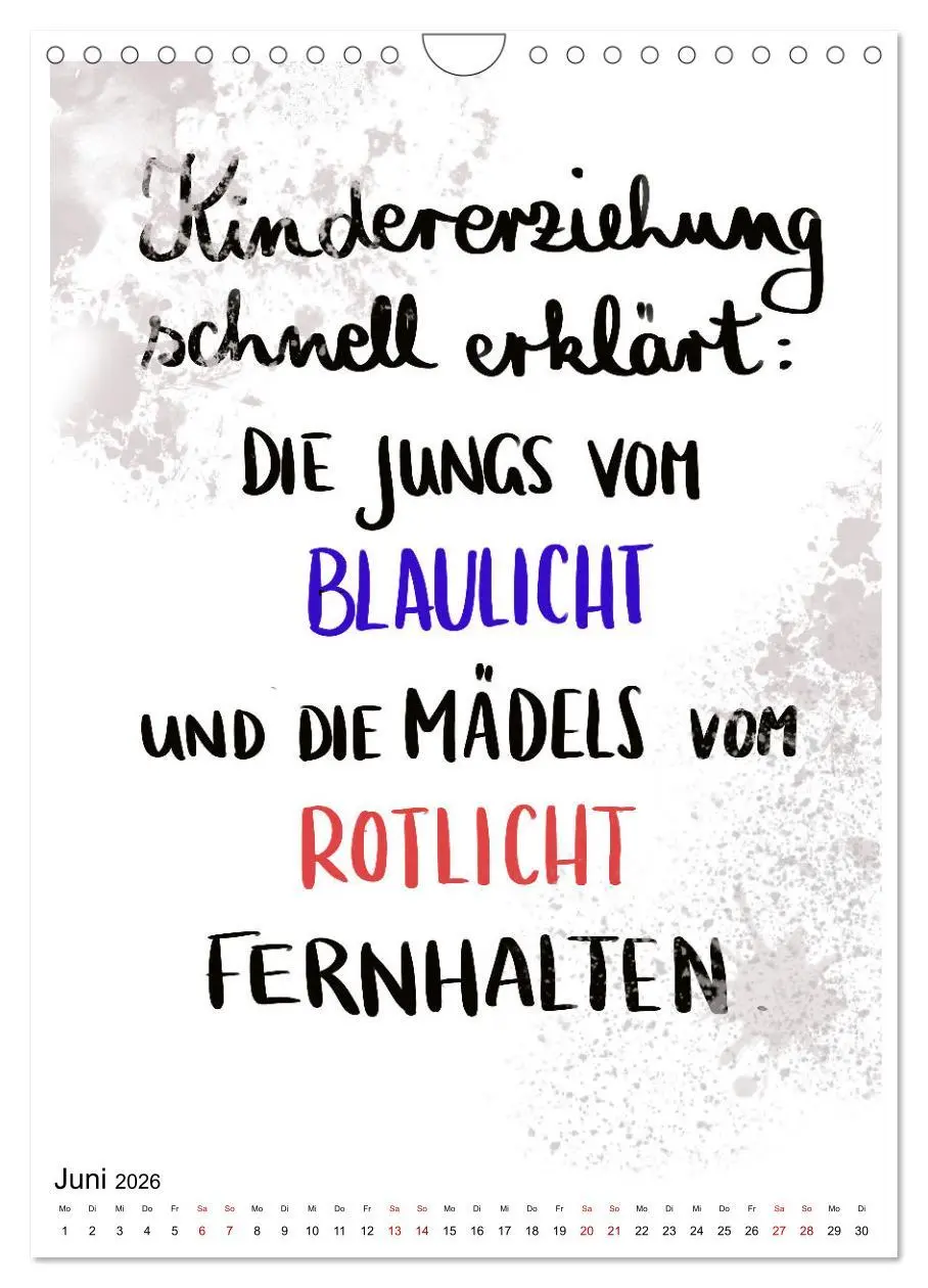 Bild: 9783516371727 | Angesagtes-Sprüche für alle Lebenslagen (Wandkalender 2026 DIN A4...