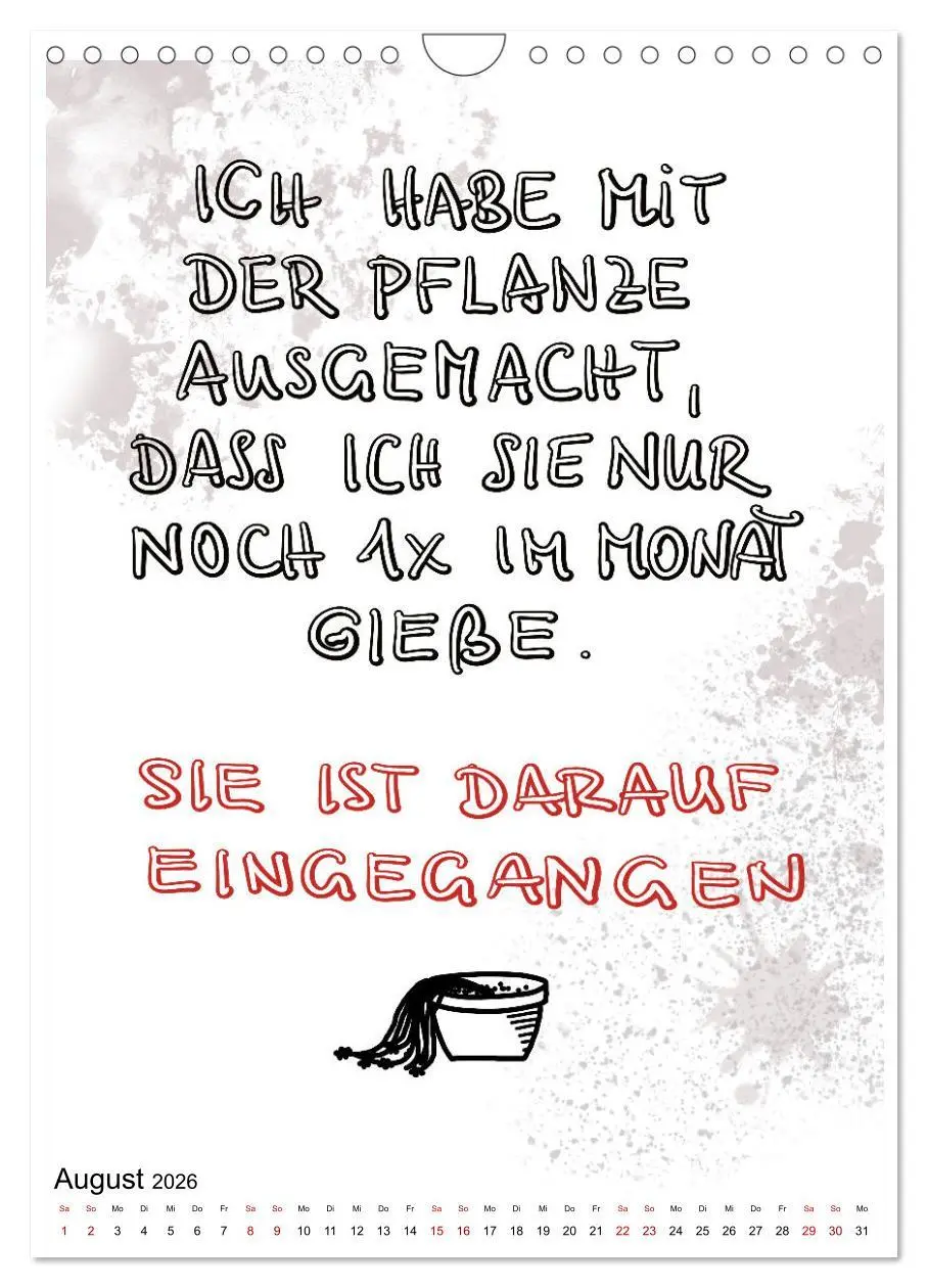 Bild: 9783516371727 | Angesagtes-Sprüche für alle Lebenslagen (Wandkalender 2026 DIN A4...