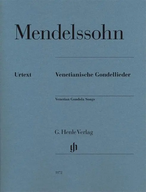 Cover: 9790201811727 | Venetian Gondola Songs | Felix Mendelssohn Bartholdy | Taschenbuch
