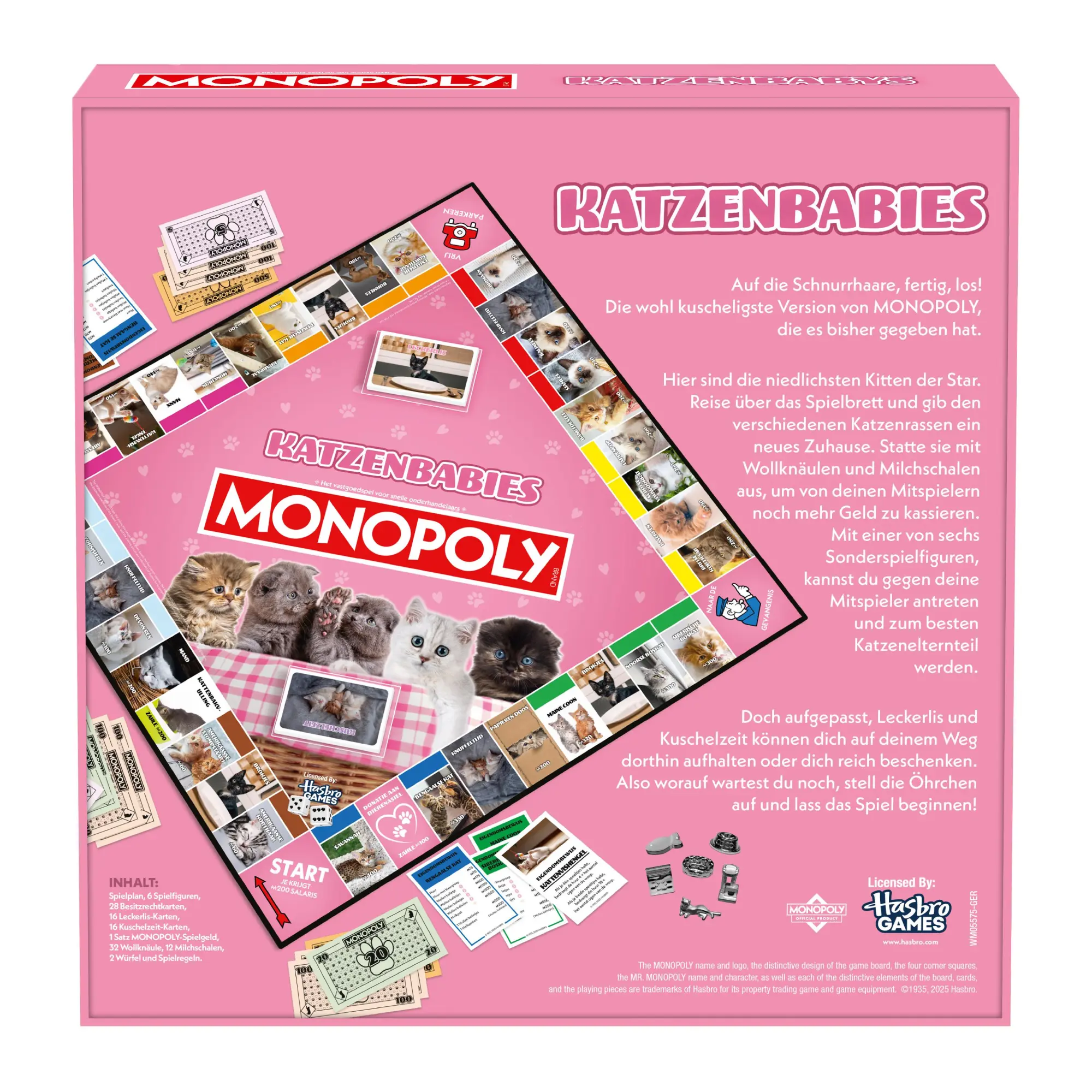 Bild: 5036905061827 | Monopoly Katzenbabys | Spiel | Deutsch | 2026 | Winning Moves