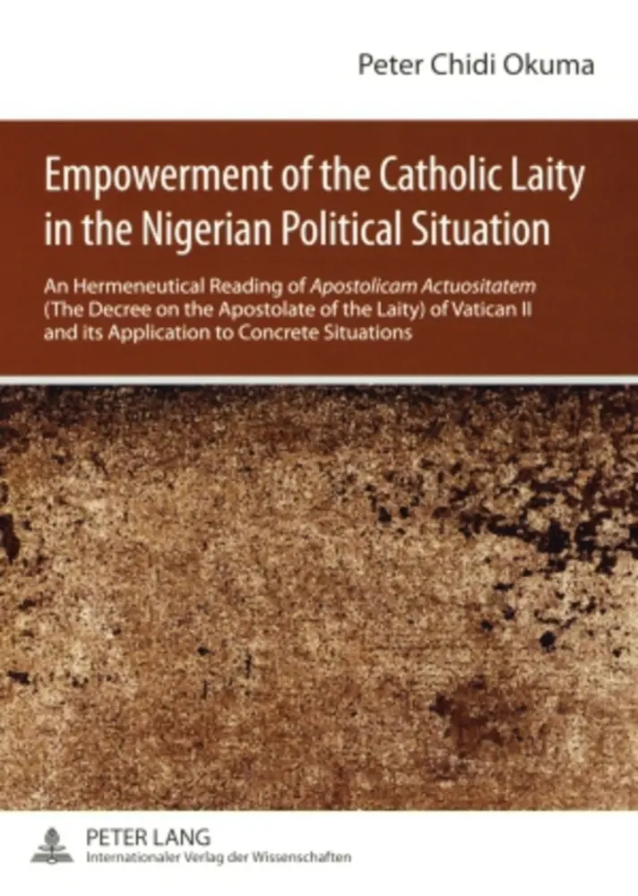 Cover: 9783631581827 | Empowerment of the Catholic Laity in the Nigerian Political Situation