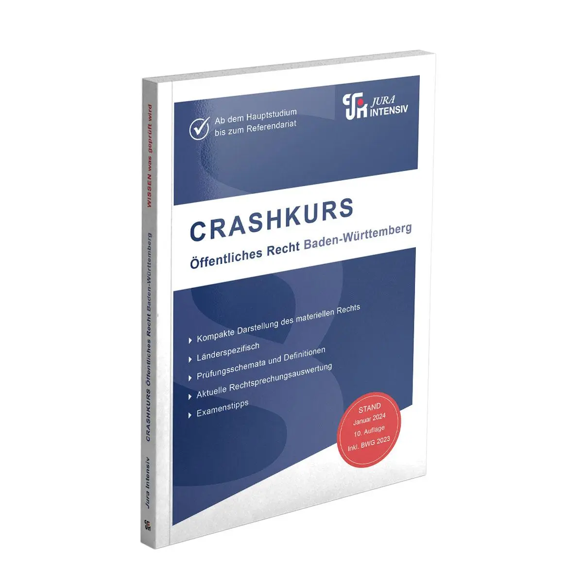 Cover: 9783967121827 | CRASHKURS Öffentliches Recht - Baden-Württemberg | Dirk Kues | Buch