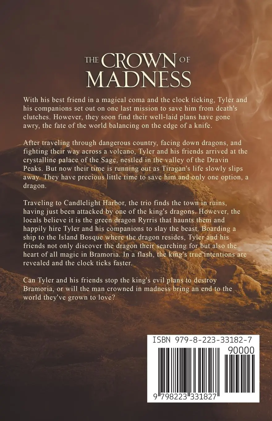 Rückseite: 9798223331827 | The Crown of Madness | Blake R. Wolfe | Taschenbuch | Englisch | 2022