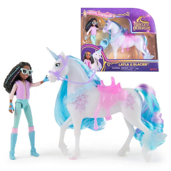 Cover: 681147061927 | UCA Small Doll &amp; Unicorn Lyla &amp; Glacier | Karton | 61927 | Deutsch