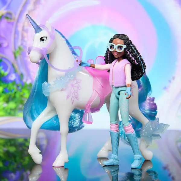 Bild: 681147061927 | UCA Small Doll &amp; Unicorn Lyla &amp; Glacier | Karton | 61927 | Deutsch