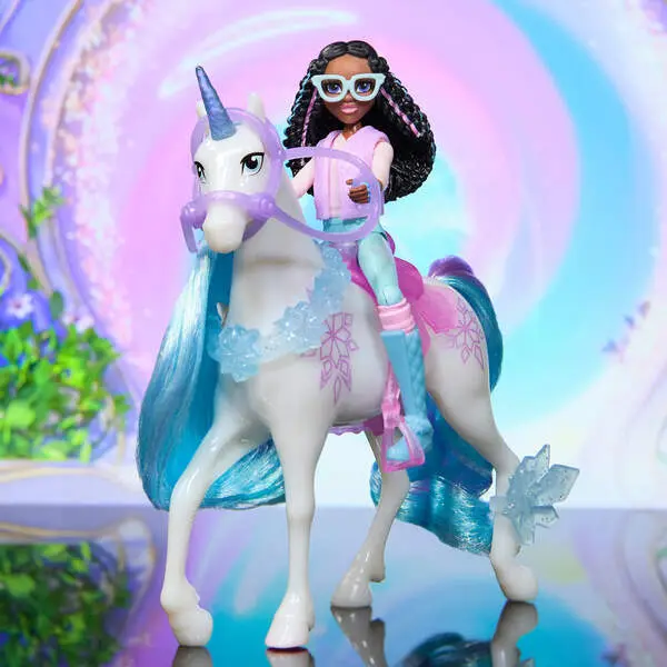 Bild: 681147061927 | UCA Small Doll &amp; Unicorn Lyla &amp; Glacier | Karton | 61927 | Deutsch