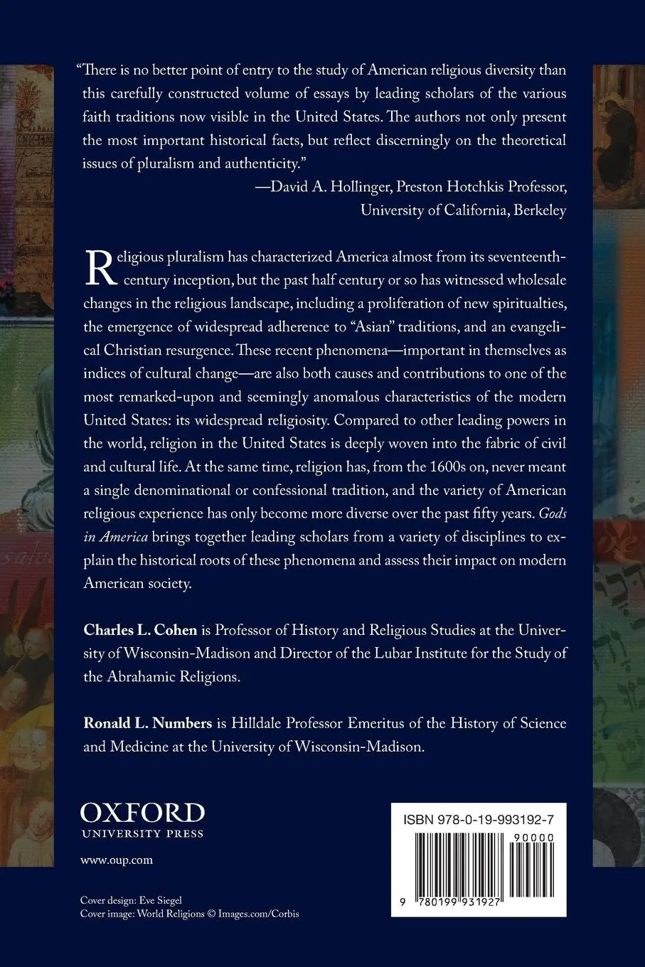 Rückseite: 9780199931927 | Gods in America | Religious Pluralism in the United States | Buch