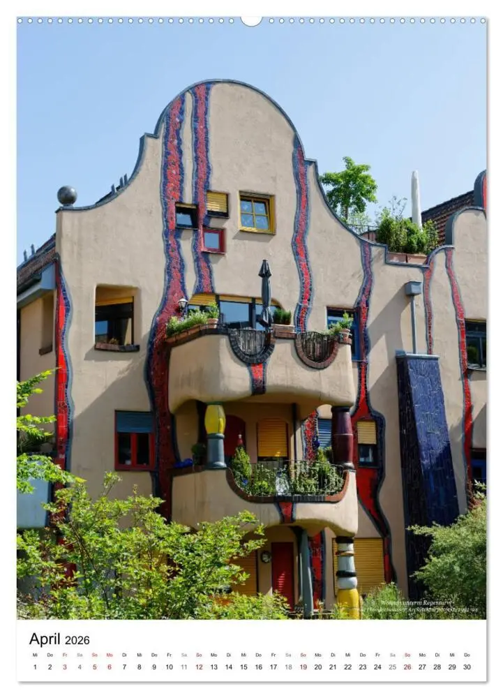 Bild: 9783516421927 | Wohnen unterm Regenturm - Ein Hundertwasser Architekturprojekt,...