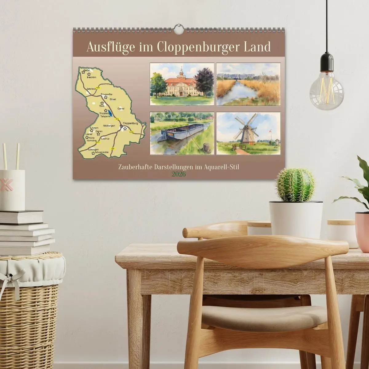 Bild: 9783516731927 | Ausflüge im Cloppenburger Land (Wandkalender 2026 DIN A3 quer),...