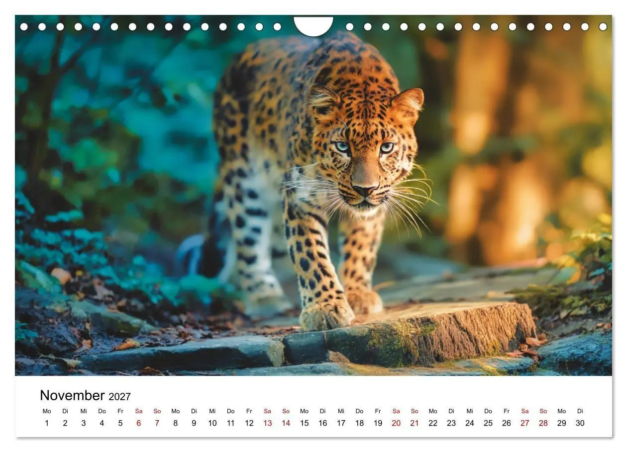 Bild: 9783516801927 | Gefleckte Schatten - Im Bann der Leoparden (Wandkalender 2027 DIN...